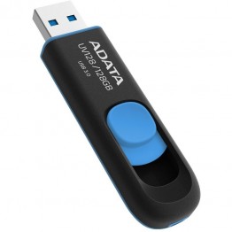 Stick memorie AData UV128, 128 GB, USB 3.0, Negru